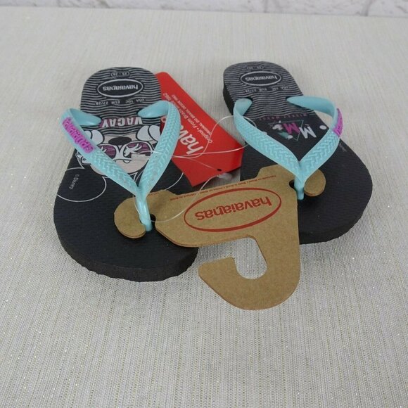 đź’°3/$25 New Havaianas Disney Mickey Mouse Flip Flops 10 C - Picture 4 of 11